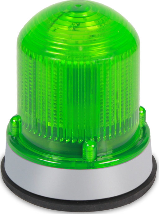 Edwards Signaling 125 Class Steady-On LED Beacon In A NEMA Type 4X Enclosure Panel Or Conduit Mounting Protective Wire Guard Available (125LEDSG24D)