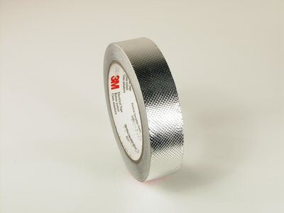 3M - 49844 Embossed Aluminum Foil Emi Shielding Tape 1267 3/4 Inch X 18 Yard 3 Inch Paper Core (7000132707)