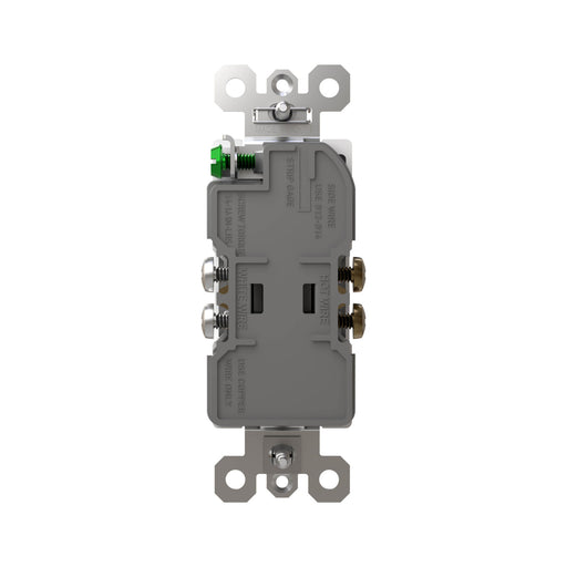 Pass and Seymour Radiant Tamper-Resistant Decorator Receptacle 20A 125V Self-Grounding White (885TR20SW)