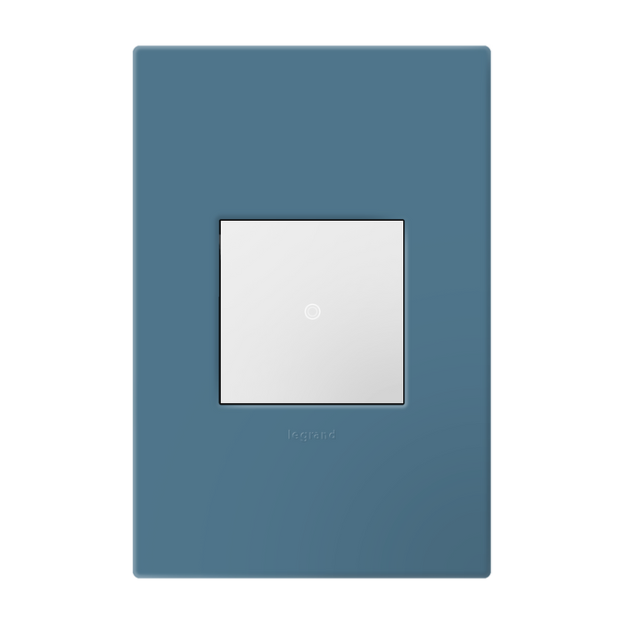 Pass and Seymour Adorne Wall Plate Painted Plastic 1G2 Mystic (AWP1G2MY)