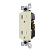 Pass and Seymour Radiant 15A 125V External Pressure Plated Outlet Tamper-Resistant Weather-Resistant Light Almond (885TREXWRLA)