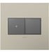 Pass and Seymour Adorne 15A 2-Gang Pop-Out Triplex Outlet Kit Magnesium (ARPTR1522GM2)