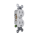 Pass and Seymour Receptacle Tamper-Resistant 15A 125V Back Wire CCA Gray (3232TREXGRY)