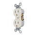 Pass and Seymour Receptacle Tamper-Resistant 15A 125V Back Wire CCA Light Almond (3232TREXLA)