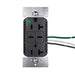 Pass and Seymour 65W Hospital Grade USB Outlet Type C 20A Tamper-Resistant Black (TR20HUSBPD65BK)