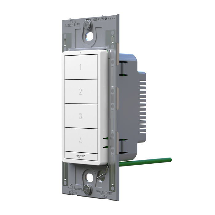 Pass and Seymour Radiant Netatmo Wired Smart Scene Controller White (WNRCB46WH)