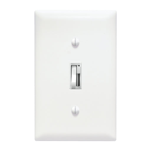 Pass and Seymour Trademaster Toggle Slide LED Dimmer 150W Single Pole 3-Way White (TSDL153PW)