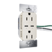 Pass and Seymour Radiant 65W Power Delivery USB Outlet Tamper-Resistant Duplex 15A Light Almond (R26USBPD65LA)