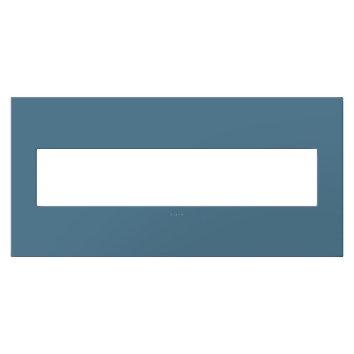 Pass and Seymour Adorne Screwless Wall Plate Painted Plastic 5-Gang Mystic (AWP5GMY)