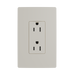 Pass and Seymour Powerhold Decorator Receptacle 15A/125V Light Almond (TR26242DVSLA)