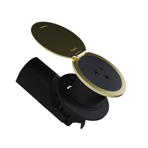 Pass and Seymour Kitchen Countertop Outlet Lid Champagne Bronze (CP498LCB)