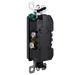 Pass and Seymour Radiant 15A 125V External Pressure Plated Outlet Tamper-Resistant Weather-Resistant Black (885TREXWRBK)