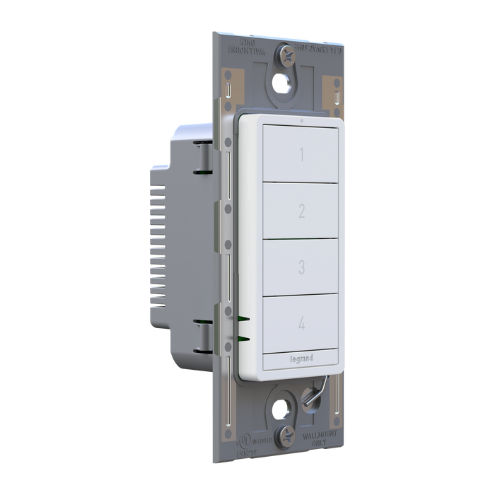 Pass and Seymour Radiant Netatmo Wired Smart Scene Controller White (WNRCB46WH)