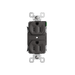 Pass and Seymour Powerhold Duplex Receptacle 15A/125V Brown (TR15DVS)