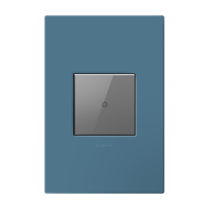 Pass and Seymour Adorne Wall Plate Painted Plastic 1G2 Mystic (AWP1G2MY)