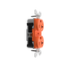 Pass and Seymour Powerhold Duplex Receptacle 20A/125V Orange (TR20DVSOR)