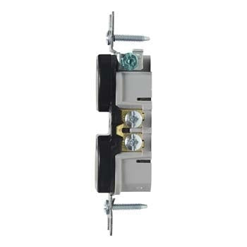 Pass and Seymour Tamper-Resistant Duplex Receptacle 15A/125V Black (3232TRBK)