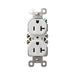 Pass and Seymour Tamper-Resistant Duplex Receptacle 20A 125V Self-Grounding White (3232TR20SW)