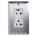 Pass and Seymour Tamper-Resistant Decorator Duplex Receptacle Dual Controlled 20A 125V Hospital-Grade White (TR26362HGCDW)