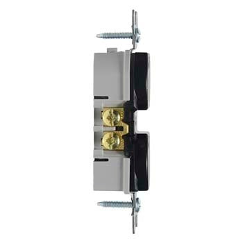 Pass and Seymour Tamper-Resistant Duplex Receptacle 15A/125V Black (3232TRBK)