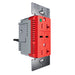 Pass and Seymour 65W Hospital Grade USB Outlet Type C 20A Tamper-Resistant Red (TR20HUSBPD65RED)
