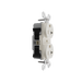Pass and Seymour Powerhold Duplex Receptacle 20A/125V Light Almond (TR20DVSLA)