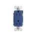 Pass and Seymour Powerhold Decorator Receptacle 15A/125V Blue (TR26242DVSBL)
