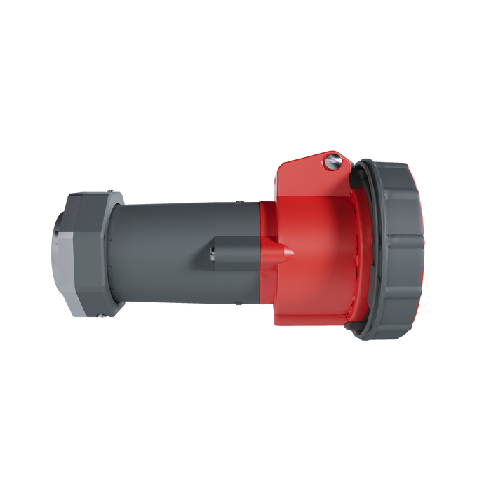 Pass and Seymour Pin And Sleeve Connector 5-Wire 30A 277/480V 1/2 Inch NPT Liquid-Tight Fitting (LE530C7WNPT5A)
