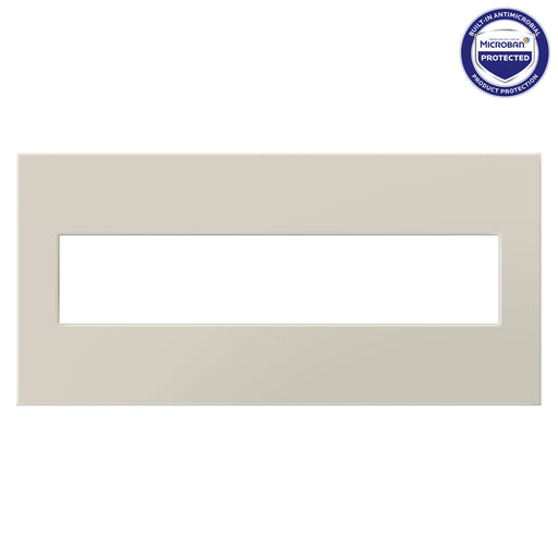 Pass and Seymour Adorne Screwless Wall Plate Painted Plastic 5-Gang Oatmeal (AWP5GOM)