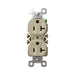 Pass and Seymour Tamper-Resistant Duplex Receptacle 20A 125V Self-Grounding Ivory (3232TR20SI)