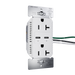 Pass and Seymour 65W Power Delivery USB Outlet Type C Tamper-Resistant Duplex 20A White (TR20USBPD65W)