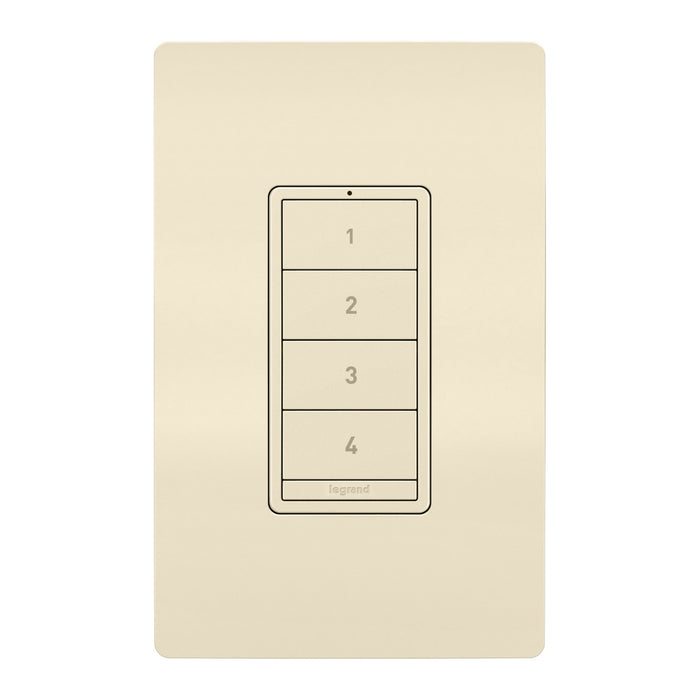 Pass and Seymour Radiant Netatmo Wireless Smart Scene Switch Light Almond (WNRCB40LA)