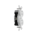 Pass and Seymour Powerhold Duplex Receptacle 15A/125V White (TR15DVSW)