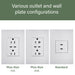 Pass and Seymour Adorne 65W USB Outlet Plus-Size Type C 20A Tamper-Resistant White (ARTRUSB20PD65W4)