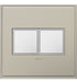 Pass and Seymour Adorne 15A 2-Gang Pop-Out Triplex Outlet Kit White (ARPTR1522GW2)