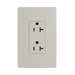 Pass and Seymour Powerhold Decorator Receptacle 20A/125V Light Almond (TR26342DVSLA)