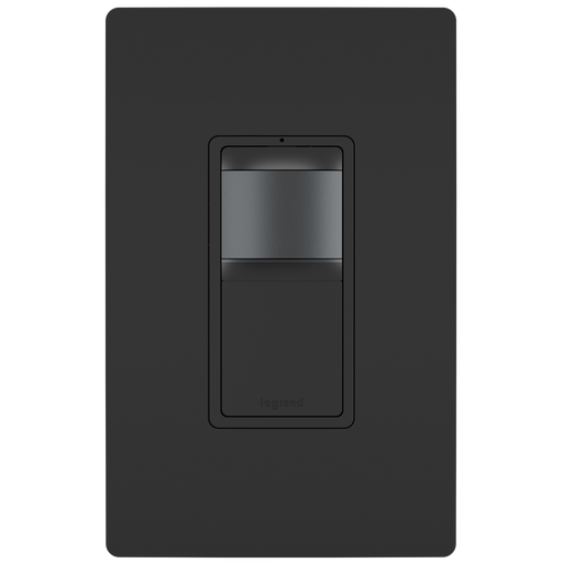 Pass and Seymour Radiant Vacancy Sensor 2-Wire 600W Black (RRW600VBK)