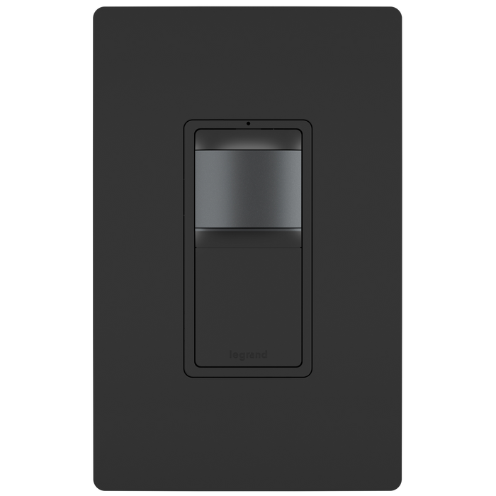 Pass and Seymour Radiant Vacancy Sensor 2-Wire 600W Black (RRW600VBK)