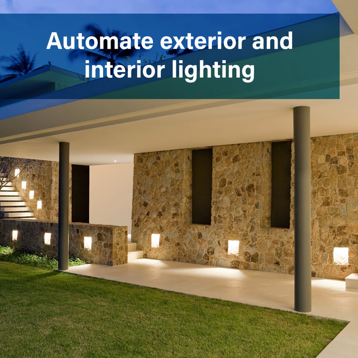 Pass and Seymour Programmable 24-Hour Astronomic Timer Switch 120V 600W 1/2 HP Light Almond (RTPA24LA)