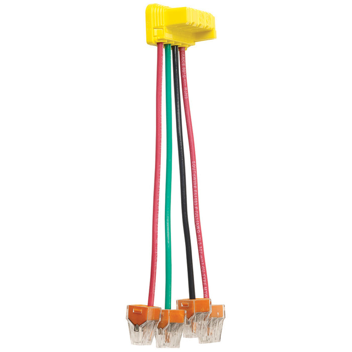 Pass and Seymour Plugtail Connector #12 6 Inch XHHW-2 3W Switch WAGO (PTS6STR4BPX2)
