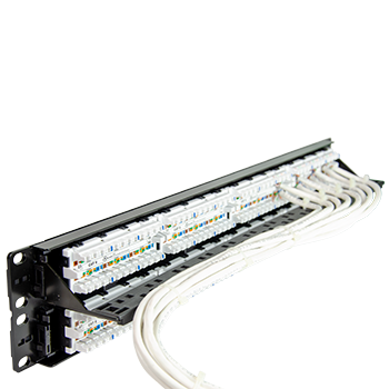 Pass and Seymour 48 Port Rack Mount Cat 6A Patch Panel (WP486A)