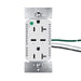Pass and Seymour 65W Hospital Grade USB Outlet Type C 20A Tamper-Resistant White (TR20HUSBPD65W)