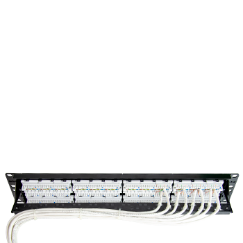 Pass and Seymour 48 Port Rack Mount Cat 6A Patch Panel (WP486A)