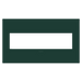 Pass and Seymour Adorne Screwless Wall Plate Painted Plastic 4-Gang Evergreen (AWP4GEG)