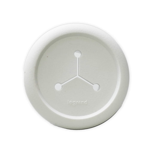 Pass and Seymour Flexible Mini Pass Through Grommet White 10-Pack (HT1015WH10PK)