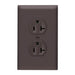 Pass and Seymour Tamper-Resistant Duplex Receptacle 20A 125V Self-Grounding Brown (3232TR20S)