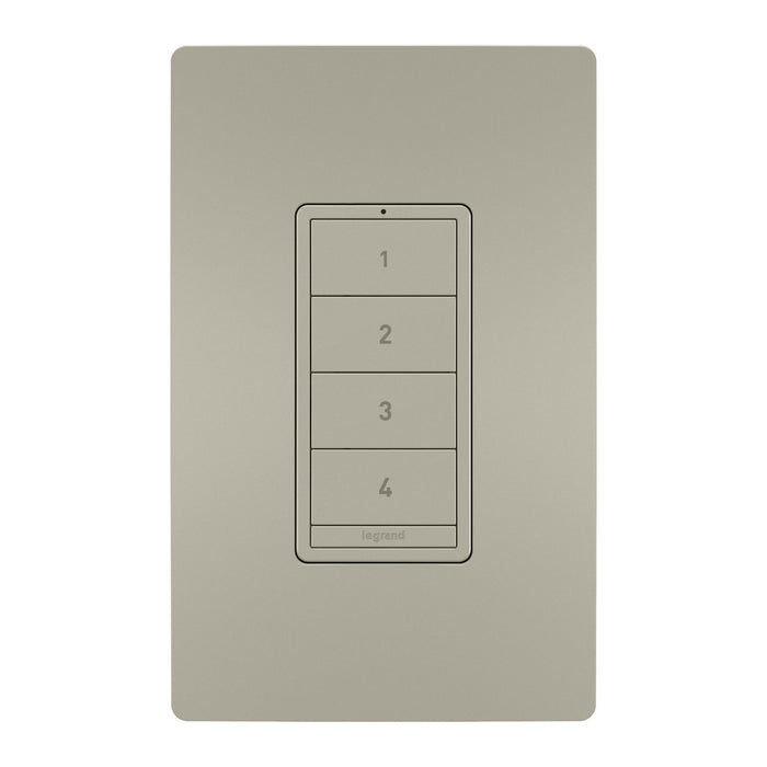 Pass and Seymour Radiant Netatmo Wireless Smart Scene Switch Nickel (WNRCB40NI)
