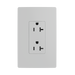 Pass and Seymour Powerhold Decorator Receptacle 20A/125V White (TR26342DVSW)