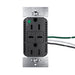 Pass and Seymour 65W Hospital Grade USB Outlet Type C 15A Tamper-Resistant Black (TR15HUSBPD65BK)