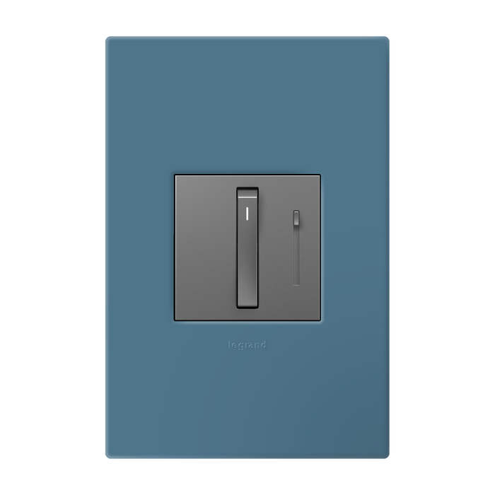 Pass and Seymour Adorne Wall Plate Painted Plastic 1G2 Mystic (AWP1G2MY)